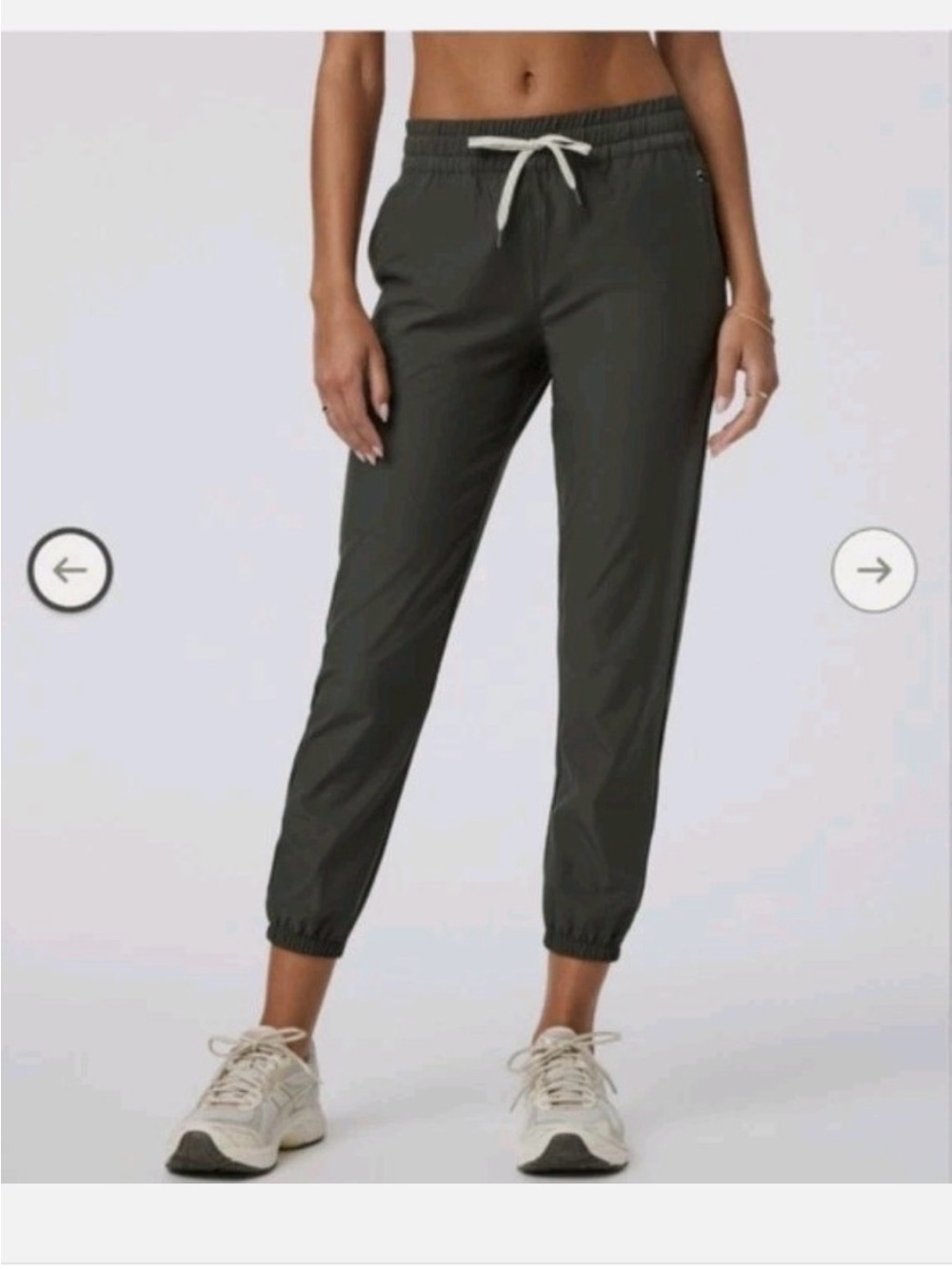 VUORI Olive Drawstring Jogger Pants SIZE M